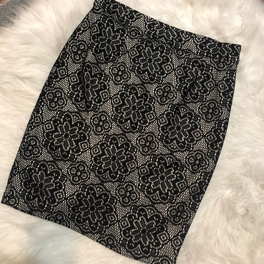 Knee length skirt